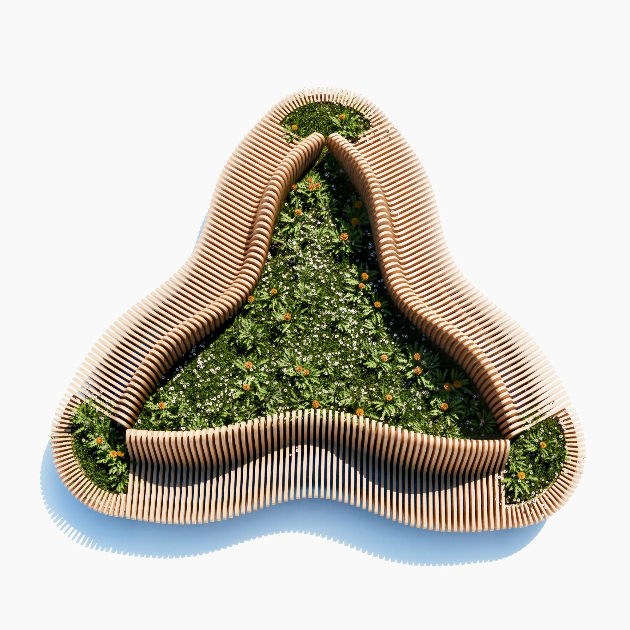 Параметрическая скамья Wave Trio